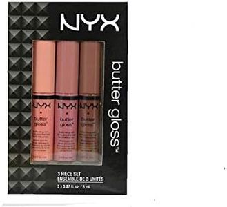 NYX Butter Lip Gloss Set 3 (Creme Brulee, Angel Food Cake and Ginger Snap)