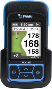 Izzo Swami Ace Handheld Golf GPS Rangefinder – Blue