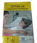 Dyna H Disposable Underpad 1 Pack (10 Pieces) Size 60 X 90 cm - 3 PKT