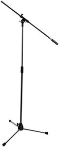 On-Stage MS7701C Tripod Microphone Boom Stand, Chrome