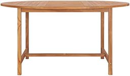 vidaXL Solid Teak Wood Garden Table