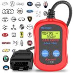 Autel MS300 Universal OBD2 Scanner Car Code Reader, Turn Off Check Engine Light, Read & Erase Fault Codes, Check Emission Monitor Status CAN Vehicles Diagnostic Scan Tool