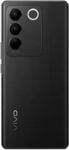 -T-Mobile- Sidekick Replacement Glass Back Cover Panel Pre Applied Adhesive Sticker for Vivo v27/ v27 pro (Black)