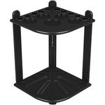 Cue Rack Only - 10 Pool - Billiard Stick & Ball Floor Rack - Holder Choose Mahogany or Oak Finish (Black)