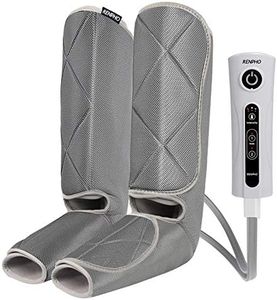 RENPHO Leg Compression Massager for Circulation and Relaxation, Rechargeable Air Compression Foot Calf Massage, Helps for Mother Father Relief Leg Muscle Fatigue