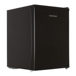 Cookology 66L Small Tabletop Mini Fridge - Reversible Door - Adjustable Temperature Control & Legs - Chiller Box - Black