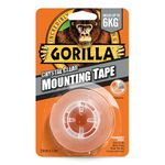 Gorilla Double Sided Mounting Tape Clear 1.5m, Pack of 1