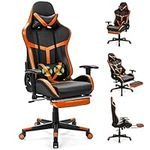 Costway Ergonomic Gaming Chair w/Ma