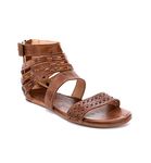 bed stu Women's Artemis Dress Sandal, Tan Rustic, 6 M US