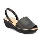 Reaction Kenneth Cole Women Black Traditional Fashion Sandals-4 UK/India (36-37 EU) (RL05822BNBLK6)