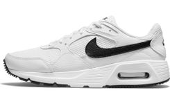 NIKE Women's WMNS AIR MAX SC Sneaker, White/Black-White, 6 UK