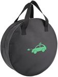 MCEVKELN EV Portable Cable Bag Charging Cable Bag Durable Storage Bag (1680D Nylon) for All kinds of Cables and Car Accessories Electric vehicles Charging Cable Organiser