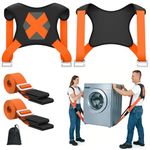 NOCOEX Moving Straps Heavy Duty - 2-Person Lifting and Moving System with Back Support - Shoulder Lifting Straps for Carry Furniture Appliances Mattresses Object Up to 880 lbs