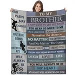 Gifts for Brother Blanket - Brother Gift from Sister - Brother Gifts - Brother Birthday Gift - Birthday Gifts for Men - Soft Flannel Throw Blankets (Sport, 50x60 in)