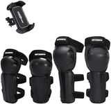 Oryxearth Kids Dirt Bike Elbow Knee Pads, Adjustable Motocross Knee and Elbow Pads Protective Gear for Biking, Riding, Cycling and Multi Sports Safety Scooter, Skateboard, Bicycle