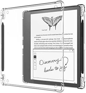 T Tersely Crystal Clear Case Cove with Pen Holder for Kindle Scribe (2022 Release, 10.2 inch), Shockproof Thin TPU Case for Amazon Kindle Scribe 2022