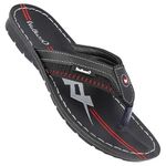 WALKAROO W1030 Mens casual wear and regular use sandals for indoor & outdoor - Black