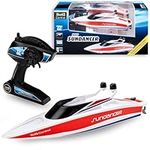 Revell Control 24137 Remote Control Boat "Sundancer" With Precise 2.4 GHz Control, 2 Powerful Electric Motors, Powerful Li-Ion Battery, 2 Channel, Propellers Start Only In Water, 31.5cm in length