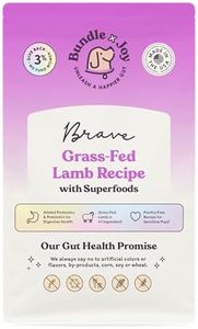 Bundle x Joy Brave Probiotic Dog Food Dry, Lamb, 18lb Bag, Natural Grain Free Adult Kibble for Digestive Health Made with Real New Zealand Lamb, 20 Plant Based Superfoods, Corn, Poultry & Soy Free