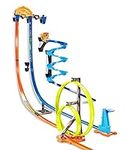Hot Wheels Track Builder Vertical Launch Set 50 Inches High 3 Stunt Configurations Ages 6 to 10 3M Command Strips [Amazon Exclusive]