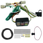 DanVard 4-Way Trailer Wiring Harness kit Compatible with Ford Bronco 2021 2022 2023 2024 4-Pin Flat Trailer Connector Plug (with LED Taillights)