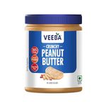 Crunchy Veeba Peanut Butter| High Protein | Naturally Gluten Free | Vegan | Trans Fat Free | No Added Preservatives | No Added Colour & Flavour | Non GMO | 925g