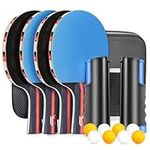 Ping Pong Paddles Set of 4-8 Balls 
