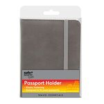 Safe and Sound Travel Hardwearing Passport Holder with Elastic Fastening. Fits Most Passports. Colour Received Will Vary