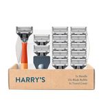 Harry's Razors for Men - Men's Razor + 13 Razor Blade Refills, 5 Blade Razors for Men, 13 Razor Head Refills