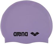 arena Classic Silicone Swim Cap, unisex-adult, Swim Cap, Parma / Black, Adult