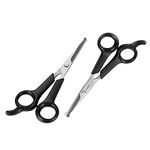 Chi-buy Pet Grooming Scissors For Dogs and Cats, With Safety Round Blunt Tips Stainless Steel Dog Grooming Scissors Kit, Home Professional Pet Grooming Tools -For Large & Small Animals