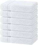 Wealuxe White Bath Towels 24x50 Inc