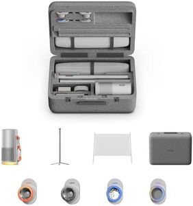 XGIMI MoGo 4 Laser Outdoor Collection, 550 ISO Lumens, Google TV with Official Netflix, 5h Battery Life – All-in-One Home & Outdoor Cinema Kit with PowerBase Stand, 70" Screen, 4 Filters& Carry Case