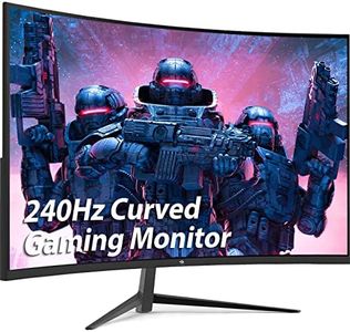 Z-Edge 27-inch Curved Gaming Monitor 16:9 1920x1080 240Hz 1ms Frameless LED Gaming Monitor, UG27P AMD Freesync Premium Display Port HDMI