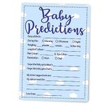 Baby Prediction Cards - 10 Players - Perfect Baby Shower Party Game! (Blue)