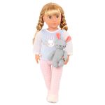 Our Generation – 18-Inch Sleepover Doll – Lifelike Green Eyes & Blonde Hair – Plush Bunny & Pajama Outfit – Pretend Play 3+ Years– Jovie