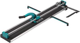 CO-Z Manual Tile Cutter for Home Improvement| Hard Alloy Wheel Cutter with Ergonomic Handle for Porcelain Ceramic Tiles| Laser Guided Precision| Adjustable Measurement Ruler| Anti-Skid Feet (48 inch)