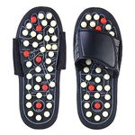 HUSB Spring Acupressure and Magnetic Therapy Accu Paduka Slippers for Full Body Blood Circulation Natural Slippers For Men and Women (Unisex) (Size 5, 6, 7, 8, 9, 10)