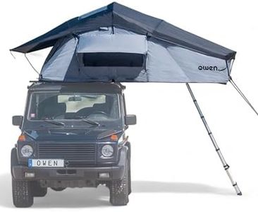 Owen Two+ Dachzelt | Verfügbar mit Vorzelt-Option | Wählbare Farben | Geräumiges, Komfortables Autodachzelt | Ideal für Auto-Camping | Vielseitiges Campingzubehör