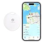 Smart Tag LITE For Apple iOS Devices, Key Finder, Item Finder, Replaceable Battery, Easily Track Your Wallet, Bag, Suitcase, and More Worldwide with the iPhone Find My App