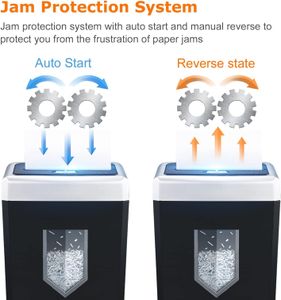 Bonsaii 15-Sheet Cross Cut Paper Shredder – Heavy Duty Office Use