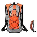 ioutdoor Bike Rucksack, Waterproof Bicycle Backpack, Small Sports Bags 5L for Men Women Hiking Running Mountain Climbing Camping Skiing Biking Trekking (Orange)