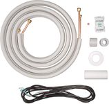 Senville 16 Ft. Copper Pipes for Mini Split Air Conditioner 1/2" & 1/4" OD White