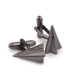 Peluche Dark Grey The Childhood Plane Cufflinks for Men