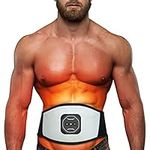 CUNCOO Electric Body Waist Belly Slimming Abdominal Belt Tummy Belt Fat Burner Fitness Apparatus Muscle Trainer Quick Weight Loss for Men Women Fitness Device