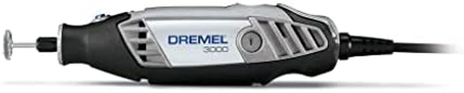 Dremel 3000 Rotary Tool 130W Multi Tool Kit (1 Attachment, 26 Accessories, Variable Speed 10,00033,000 RPM for Cutting, Carving, Sanding, Drilling, Polishing, Routing, Sharpening, Grinding)