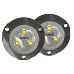 Lumitec 101245, SeaBlaze Mini Underwater LED Boat Lights - 700 Lumens, Marine Grade, Fishing, Dinghy, Skiff - Sold as a Pair - Made in the USA, White