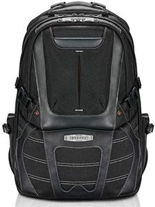 EVERKI Concept 2 Premium Business Professional 17.3-Inch Men Laptop Backpack, Ballistic Nylon and Leather, Travel Friendly (EKP133B)