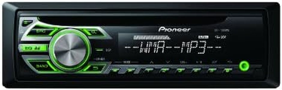 Pioneer DEH-150MPG CD RDS Tuner with WMA/MP3 playback and front illuminated Aux-In (Green)