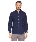 Polo Ralph Lauren Mens Classic Fit Garment Dyed Oxford Shirt, Navy, Medium